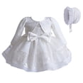 thumbnail image 1 of EYIIYE Robe de Bébé Fille Broderie Dentelle Robe de Fête Formelle Robes de Princesse, 1 of 7