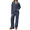 Dark Blue, variant on Women's Loungewear Sets Fall Spring Long Sleeve V Neck Loose Fit Color Block Striped Casual Two-Piece Outfits S-XL
