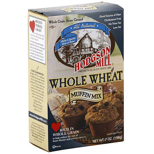Hodgson Mill Whole Wheat Muffin Mix, 7 oz (Pack of 8) by Hodgson Mill