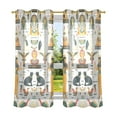 thumbnail image 2 of Ancient Egyptian Blackout Curtains 63 inch Length 2 Panels Window Decoration Curtains for Bedroom Living Room, 2 of 6