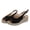 Black, variant on White Ladies Wedge Sandals Chunky Sole Beach Outdoor Non Slip Casual Comfortable Everyday Retro Cushioned Soft Sole Versatile Daily