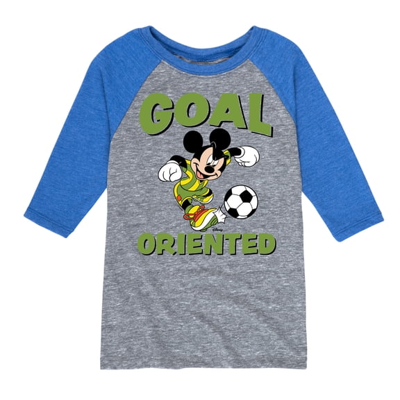 Disney - Soccer Goal - Toddler & Youth Raglan Graphic T-Shirt