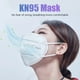 thumbnail image 4 of Mascarilla FFP2 reutilizable KN95, Máscara protectora de 5 capas, con respirador, certificado CE, Colores, 4 of 4