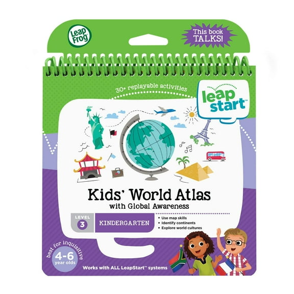 LeapFrog LeapStart Child Interactive World Atlas