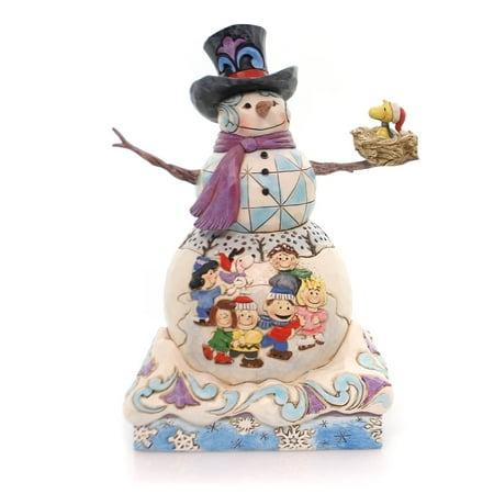 jim shore peanuts snowman