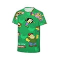 thumbnail image 5 of Big City Greens Funny 3D Printed Graphic Tee, Lightweight T-Shirts for Boys Girls, Novelty Crew Neck Short Sleeve Tops for Kids, 5 of 8