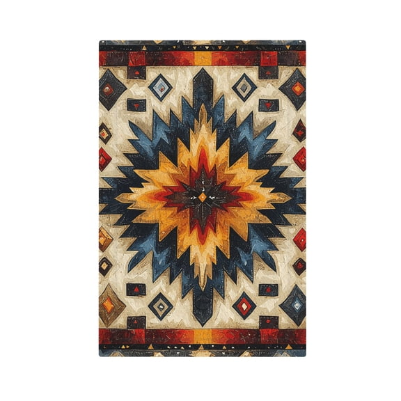 Native Southwest Tribal Patterns Art Light Switch Cover Decorator No Device Blank Wall Plate 1-Gang Receptacle Outlet Decor