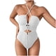 thumbnail image 2 of Trajes de baño de una pieza para mujer Traje de baño de color sólido para mujer Bikini femenino con traje de baño sin tirantes traje de baño para mujer, 2 of 6
