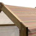 thumbnail image 4 of Abstract Pet House, Vivid Horizontal Colorful Striped Lines Background Rainbow Bars Display, Outdoor & Indoor Portable Dog Kennel with Pillow and Cover, 5 Sizes, Multicolor, by Ambesonne, 4 of 4