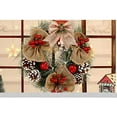 thumbnail image 4 of Monebena 4pcs Christmas Bow, Rose Gold Wreaths Bows, Christmas Tree Bow Glitter, Sequin Bow Ties, Xmas Decorative Bows for Home Ornament Decoration, Christmas Party, 9.8 x 11.8in, 4 of 10