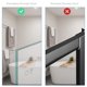 thumbnail image 5 of Gancho para puerta de cristal de ducha con gancho para estante de acero inoxidable 304, sin borde para baño, sin percha para taladro, 5 of 5