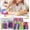 D, variant on Homelyt Pencil Grips for Handwriting Rubber Texture Multi Color Set Comfortable Grippers for Correct Finger Positioning Focus