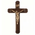 thumbnail image 2 of Christian Brands 13" H Walnut Sick Call Crucifix Set, 2 of 2