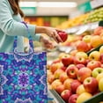 thumbnail image 4 of Rustic Style Nordic Stripes Washable Shopping Bag - Machine Washable Eco-Friendly Grocery Tote, 4 of 4