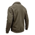 thumbnail image 5 of LODIENY Corduroy Button Down Cropped Shirt Jackets for Men with Pockets Long Sleeve Collared Vintage Trendy Overshirt Army Green M, 5 of 8