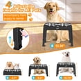 thumbnail image 2 of Cuencos elevados para perros COMESOON 4, regulables en altura, con 2 x 1500 ml, 2 of 9