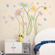 thumbnail image 2 of 1 pegatina de pared de flores, pegatina de pared para dormitorio, sala de estar, decoración de pared para oficina, 2 of 5