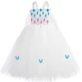 thumbnail image 3 of Vestido de tul largo con tutú de princesa Elsa y Reina de las Nieves para niñas, vestido de fiesta para Halloween, fiesta de cumpleaños, disfraz de Cosplay, 3 of 5