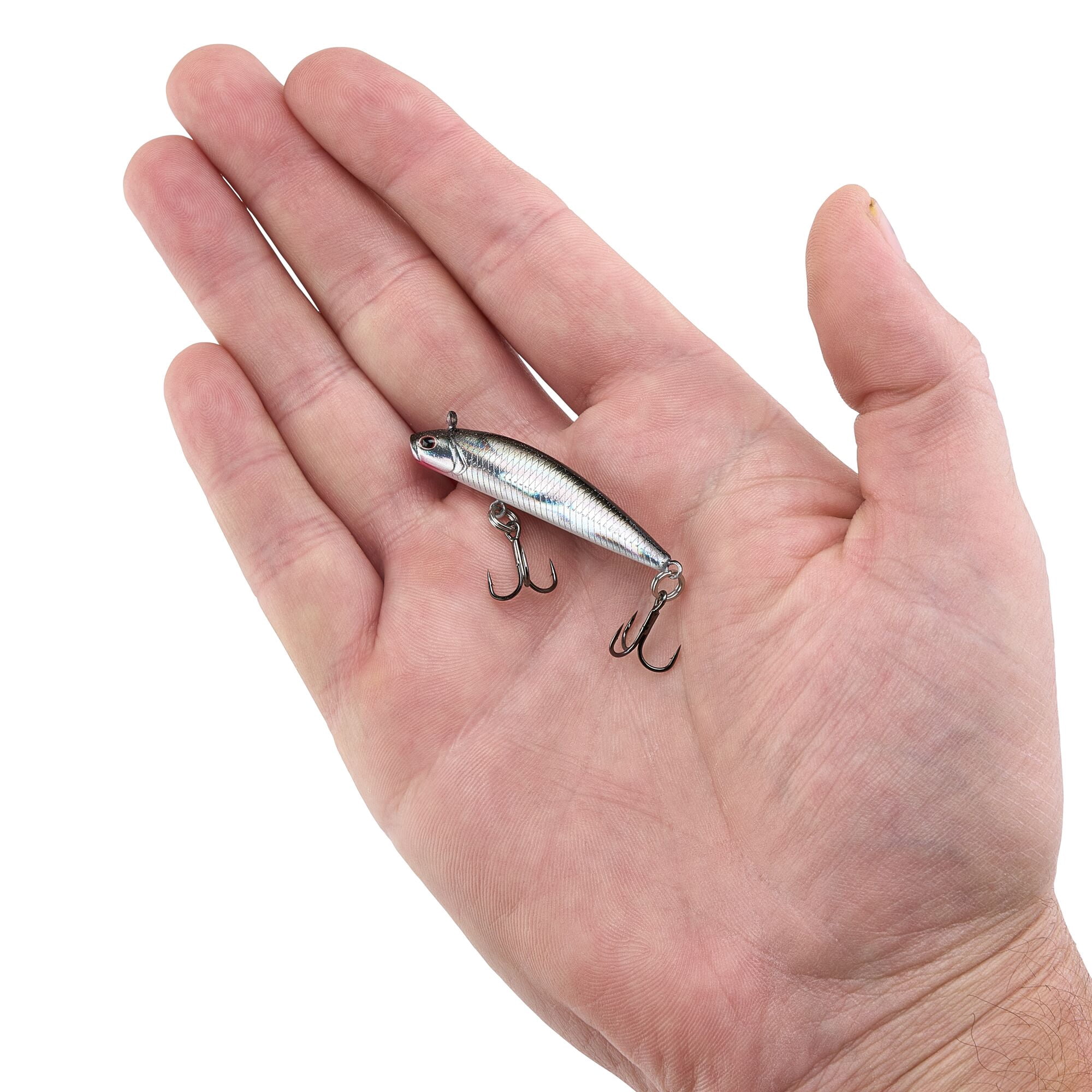 Berkley Finisher, 1.75 in, Glide Baits, Black Silver (1 Count)