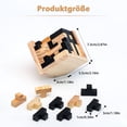 thumbnail image 2 of ZheElen Luban Lock Inter Toy Fun And Educational 3D Cube For All Ages 3D Wooden Cube Puzzles, 2 of 6