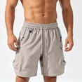 thumbnail image 4 of Admvng Cargo Shorts for Men Casual Summer Lightweight Hiking Big & Tall Knee-Length Shorts, 4 of 5
