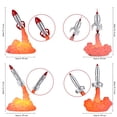 thumbnail image 3 of Amdohai 3D Printing Rocket Desk Lamp Bedside Table Lamp Warm LED Night Light USB Rechargeable Home Decoration Adult Kids Gift, 3 of 8