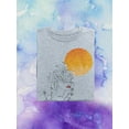 thumbnail image 3 of Flower Woman With The Sun T-Shirt Men -Smartprints Designs, Male Large, 3 of 4