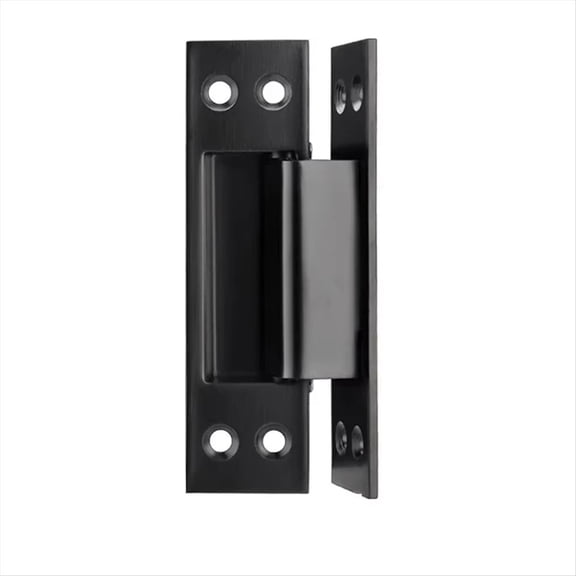 4-inch concealed door with stainless steel wooden and hinge hidden Black