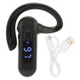 thumbnail image 1 of Single Ear Bone Conduction Headset Digital Display Voice Control Answering Wireless Earphone for Sports Business Black, 1 of 4