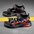 thumbnail image 2 of TOWED22 Boy's Sport Athletic Sandals Comfort Open Toe Casual Outdoor Summer Shoes - Toddler/Little Kid/Big Kid(Red,11), 2 of 9
