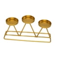 thumbnail image 2 of Candelabro Macarena Porta vela dorado para Decoración en casa, 2 of 7