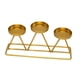 thumbnail image 2 of Portavelas Candelabro Tealight Soporte decorativo para velas Candelabro de hierro para mesa de vacaciones de mesa Sala de estar Decoración par Dorado BLESIY Porta vela, 2 of 7
