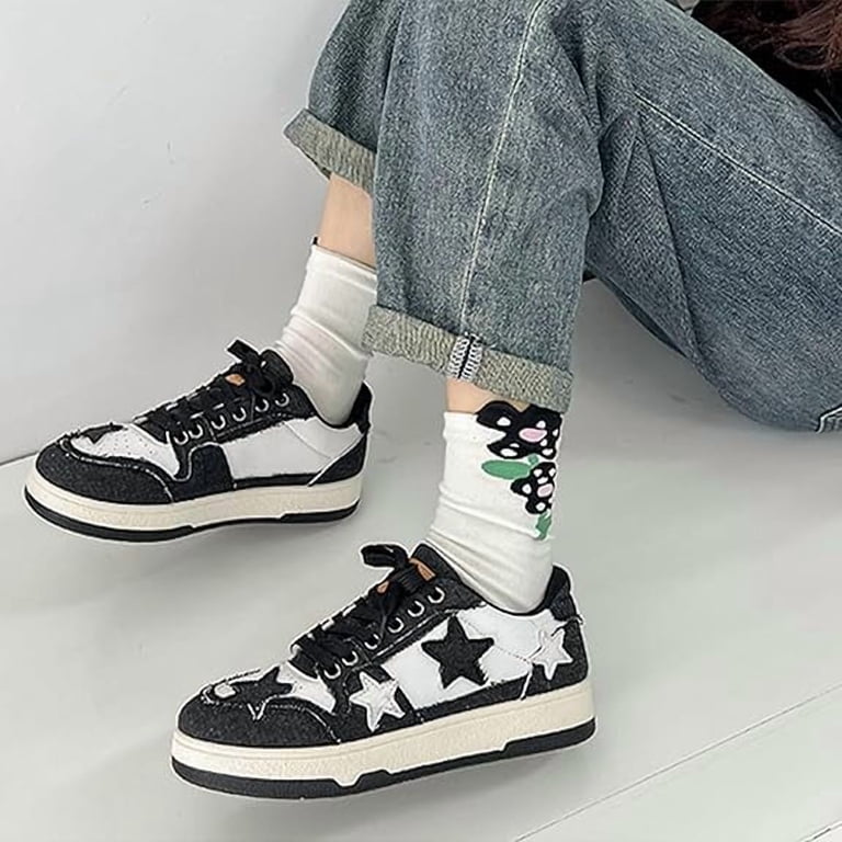 Star Shoes Walking Sneakers, 2025 New Y2K Aesthetic Cute Big Toe