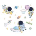 thumbnail image 2 of Gwong Decoración hogareña 2 unids / set Fotomural Individualidad autoadhesiva Dibujos animados nave espacial pegatina de pared para habitación de niños Gwong 21082679, 2 of 6