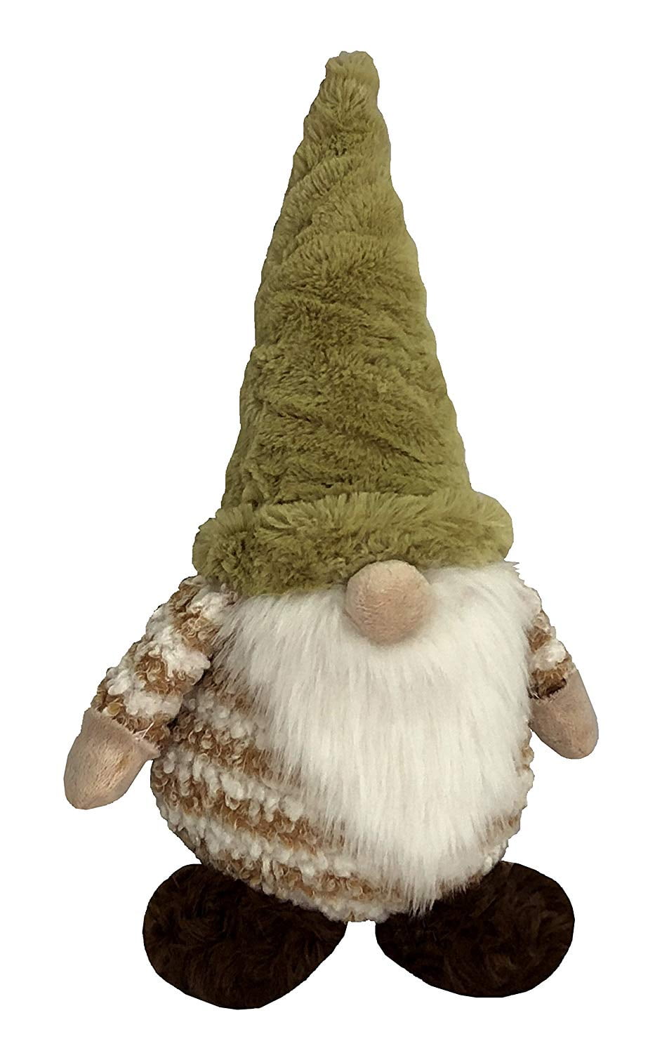 Plush Colossal Gnome Dog Toy Green Large 13"