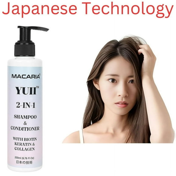 YUII Shampoo & Conditioner With Biotin, Keratin & Collagen for Falling Hair for Frizzy & Fine Hair for Men & Women, Suitable for Hair Loss For Routine Care
