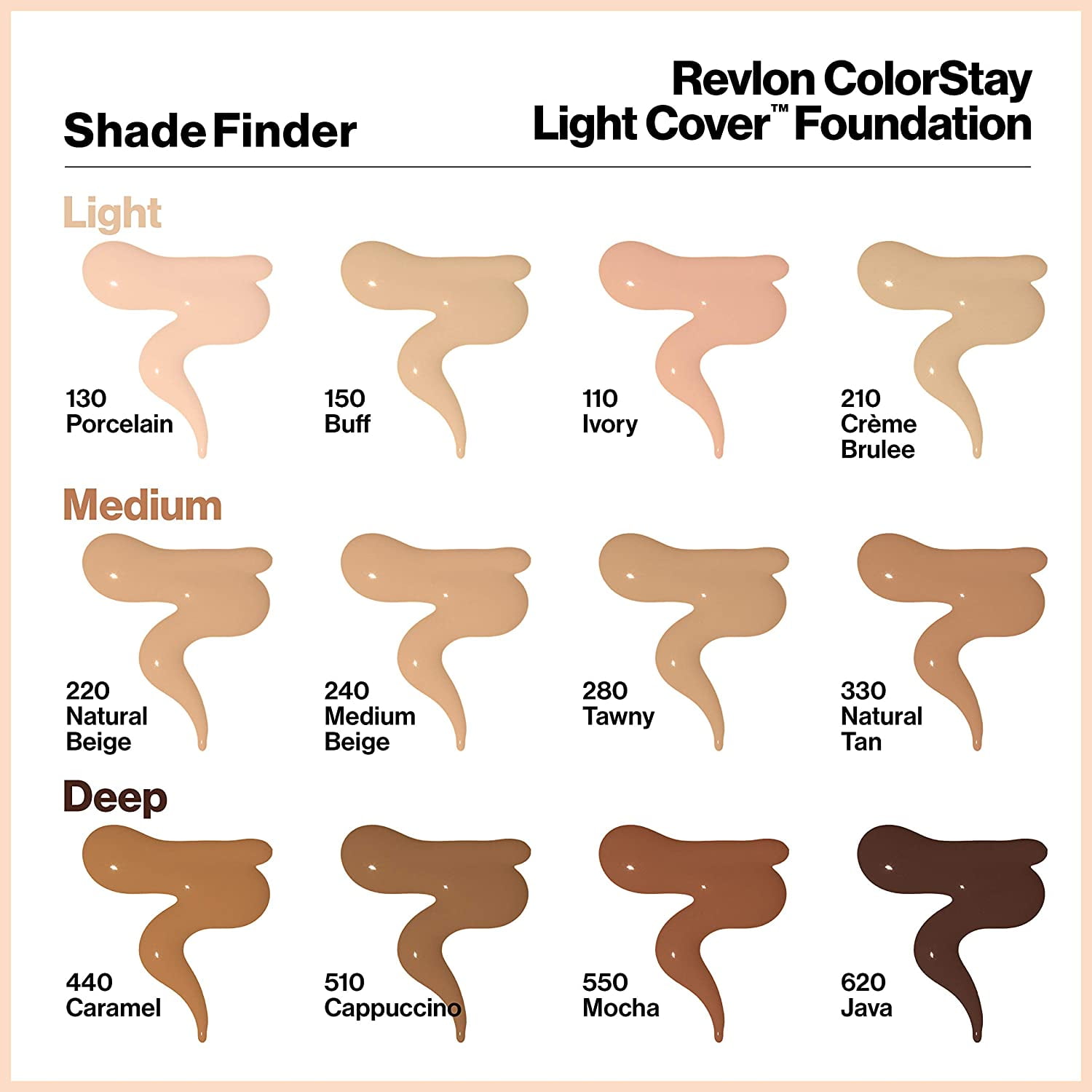 Revlon ColorStay Light Cover Foundation, Natural Tan 330, SPF 35, 1 fl oz (2 pack)