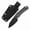 Black, variant on Tenable Loki Fixed Blade Knife 2.99" Gray TiCn Coated D2 Blade,G10 Handle,G1058A1