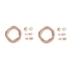 thumbnail image 1 of Methold 2a de cordones elásticos de látex para atar zapatos funcionalmente exentos. Los cordones de los zapatos evitan caídas. Accesorios de calzado Rosa claro, 1 of 6