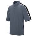 thumbnail image 2 of Augusta S Quantum Short Sleeve Pullover Graphite/Black/White 3788, 2 of 2