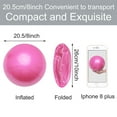 thumbnail image 3 of DODOING 1/2/3 Pieces Exercise Ball Pilates Ball Explosion-Proof Frosting Small Yoga Ball 8" Stability Ball Mini Yoga Ball for Women Workout Fitness Pilates Core Training Ball Therapy Ball, 3 of 8