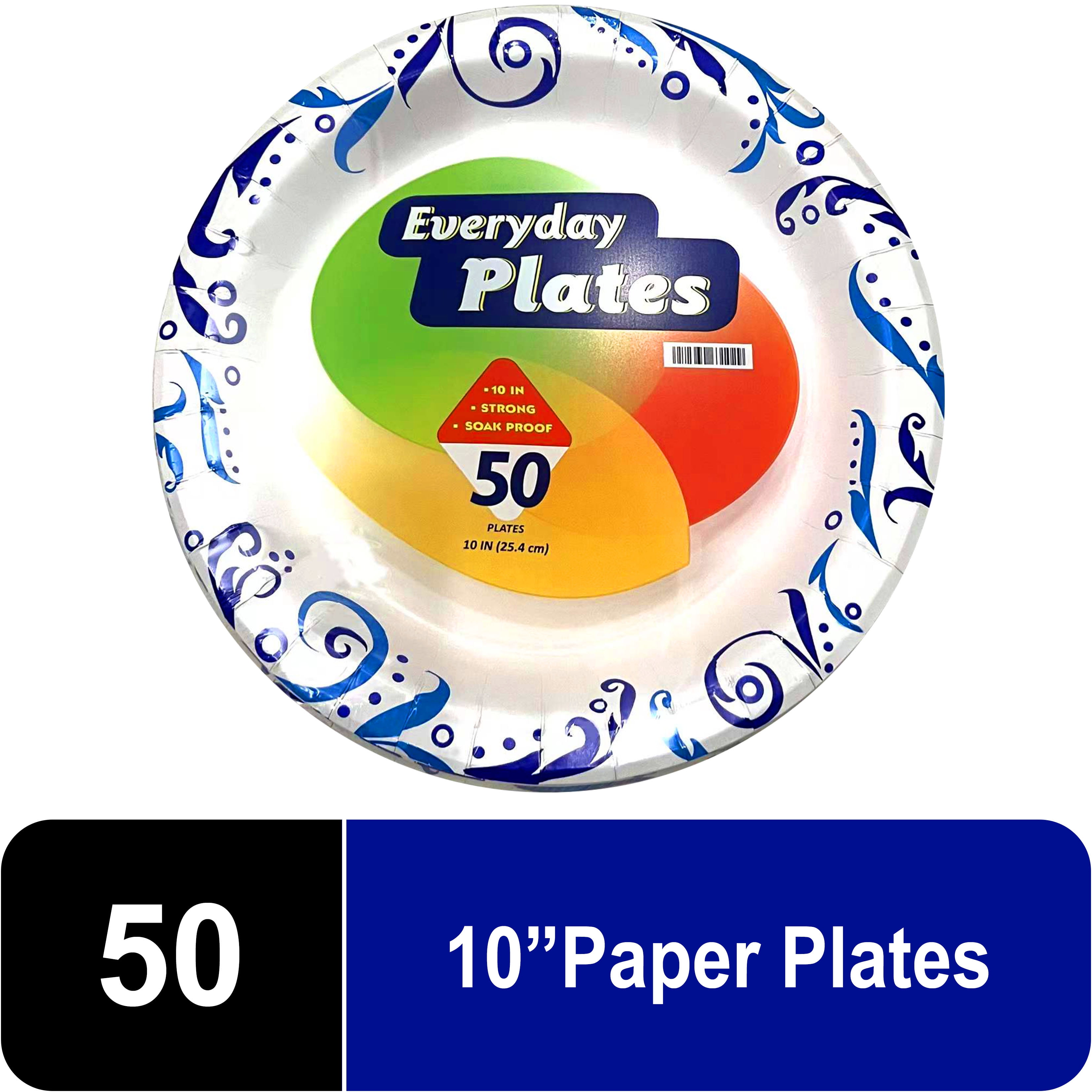Everyday Paper Plate, 10in 50ct