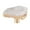 White, variant on Brass Crystal Gem Electroplated Gold Edge Decoration Furniture Cabinet Door Drawer Handle Knob