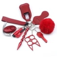 thumbnail image 1 of Kit de llavero de defensa para mujer, llavero de alarma antiagresión con accesorio de seguridad, alarma de bolsillo, rompecristales, juego de llavero de seguridad para mujeres y niños Afortunado Sencillez, 1 of 1