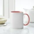 Mug - Large Coffee Mug 11 Ounce Glazed Ceramic with Spoon in Holder ...