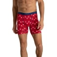thumbnail image 3 of Fruit of the Loom Men's Americana Stretch Boxer Briefs, Moisture Wicking Underwear, 3-Pack, 3 of 7