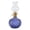 Blue, variant on Oioii Vintage Clear Glass Kerosene Oil Lamp with Candle Holder Design, Classic Retro Lantern for Home Decor, Tabletop, Wedding, Camping and Emergency Lighting,Blue
