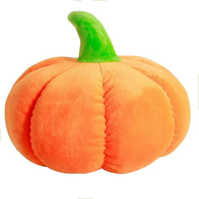 A 18Cm Pumpkin Plush Stuffed Vegetable Doll Toy Soft Simulation Decor Photography Prop Kids Cuddle Gift Vacuum Packed For Easy Storage Comfort Companion
