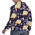 thumbnail image 6 of Sikiie Lavender Flowers Men's Hoodie, Essentials Hoodie, Sweatshirt, Pullover Hooded Sweatshirt for Men-Small, 6 of 7