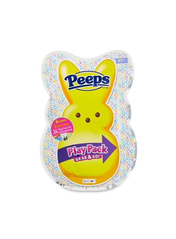 Bendon PEEPS Play Pack with 8 Page Mini Coloring Book and Crayons